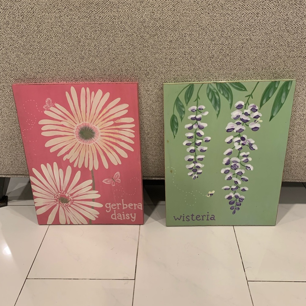 Pottery Barn Kids Flower Painting